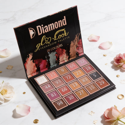 Diamond Eyeshadow for Professional Makeup with Shimmering Colors that Last All Day