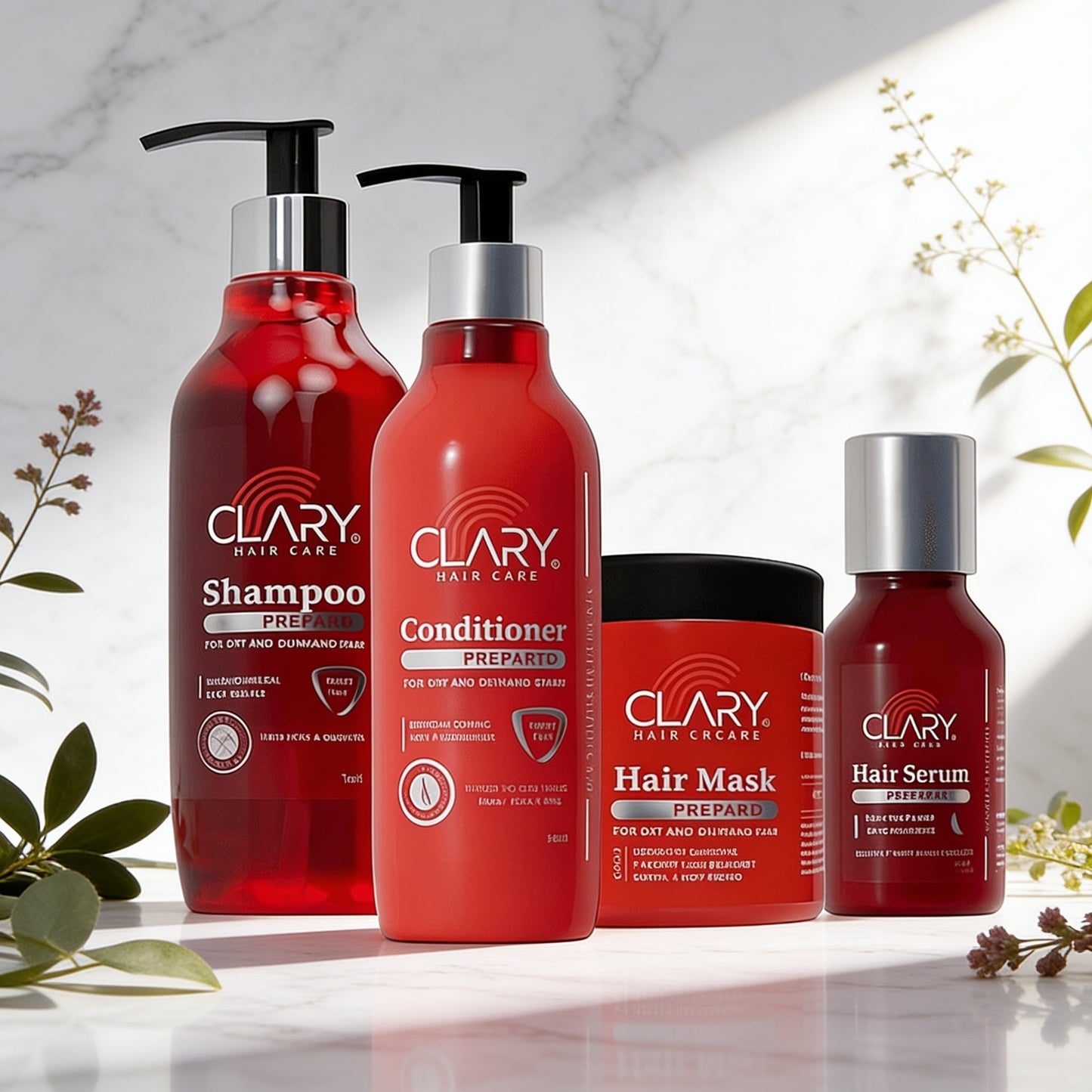 Clary Hair's Complete Routine Package for Strength, Softness, and Shine