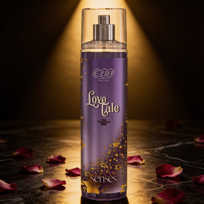 Eva Love Tale Body Splash with a dreamy romantic floral scent