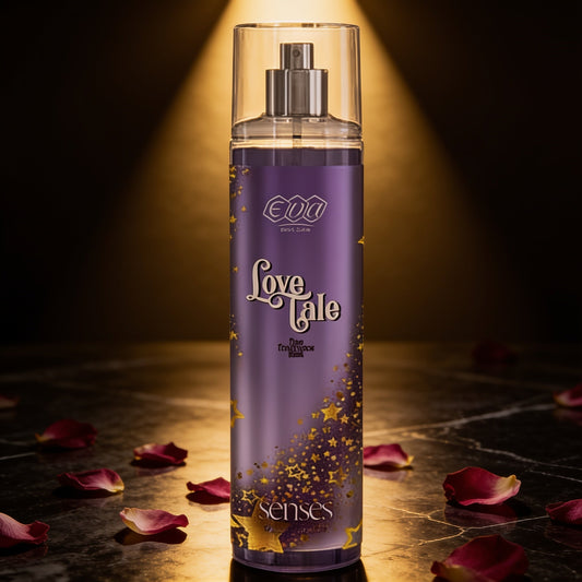 Eva Love Tale Body Splash with a dreamy romantic floral scent