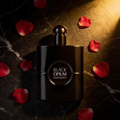 Black Opium Eau de Parfum for women: an oriental, spicy, and sensual fragrance that lasts all day.