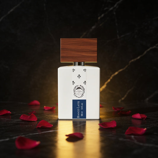 Bianco Latte Eau de Parfum with warm vanilla and sandalwood notes