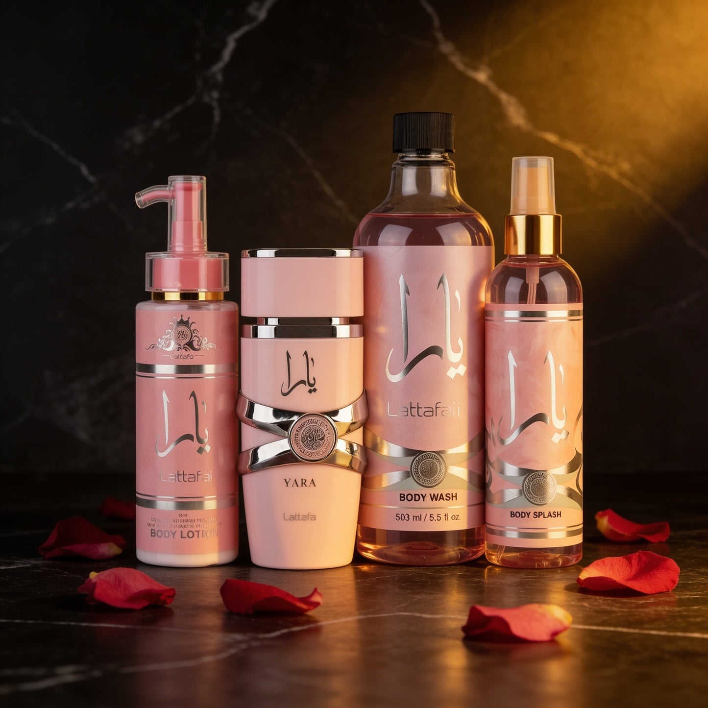 Yara package: a complete gift of perfume and deodorant with a luxurious oriental scent.